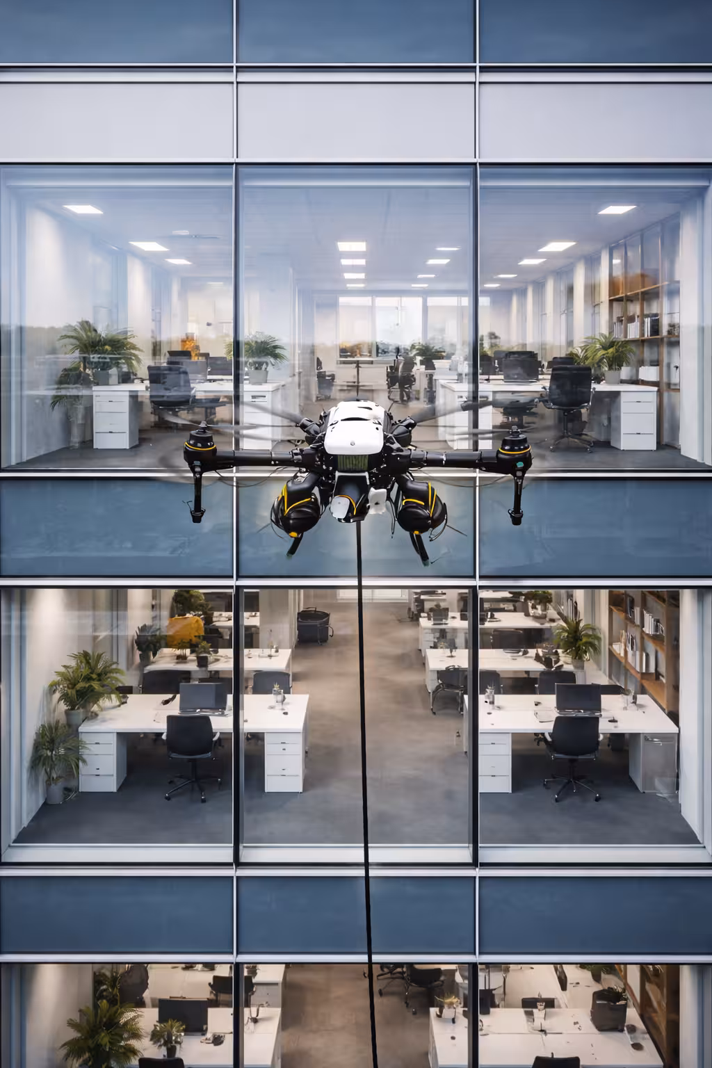 Czyszczenie przeszkeń dronem Radom – usługi mycia szkła Mazowieckie